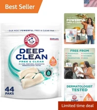 44 Count Unscented Laundry Power Paks with 4X Stain Fighters, Phosphate-Free