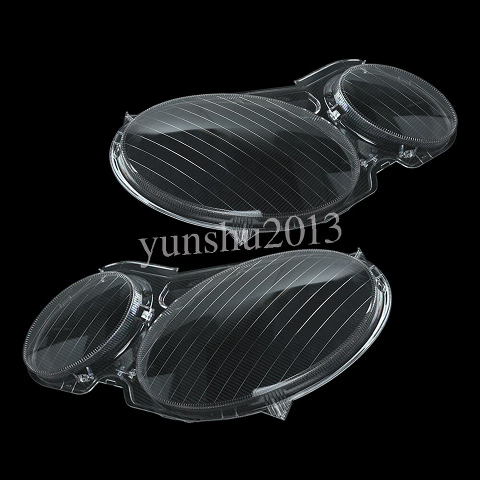 一对车头灯镜头盖透明灯罩适用于 2002 - 08 MERCEDES BENZ E 级 W211 — 第 4/4 张图片