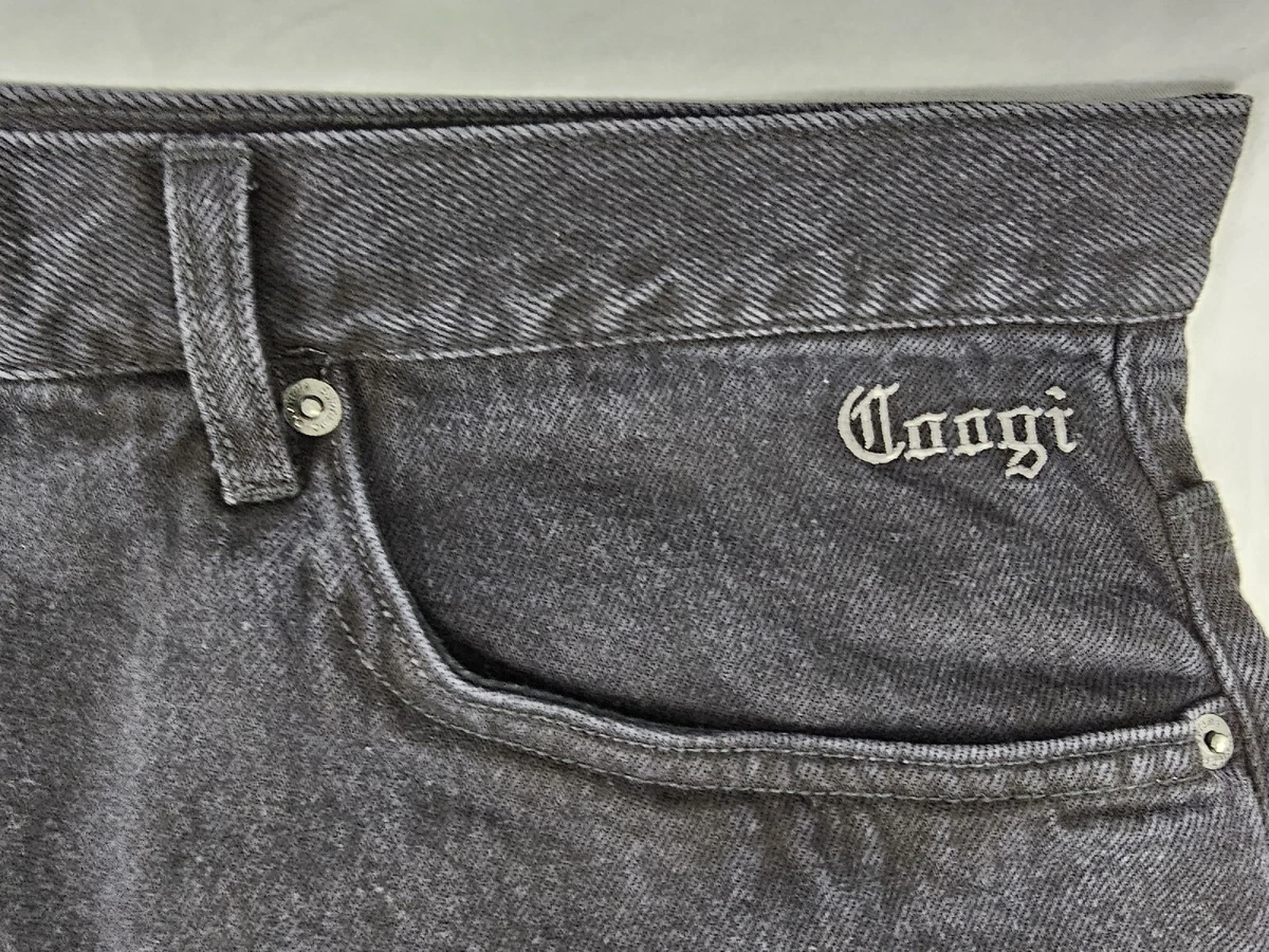 SUPREME COOGI BAGGY JEAN BLACK