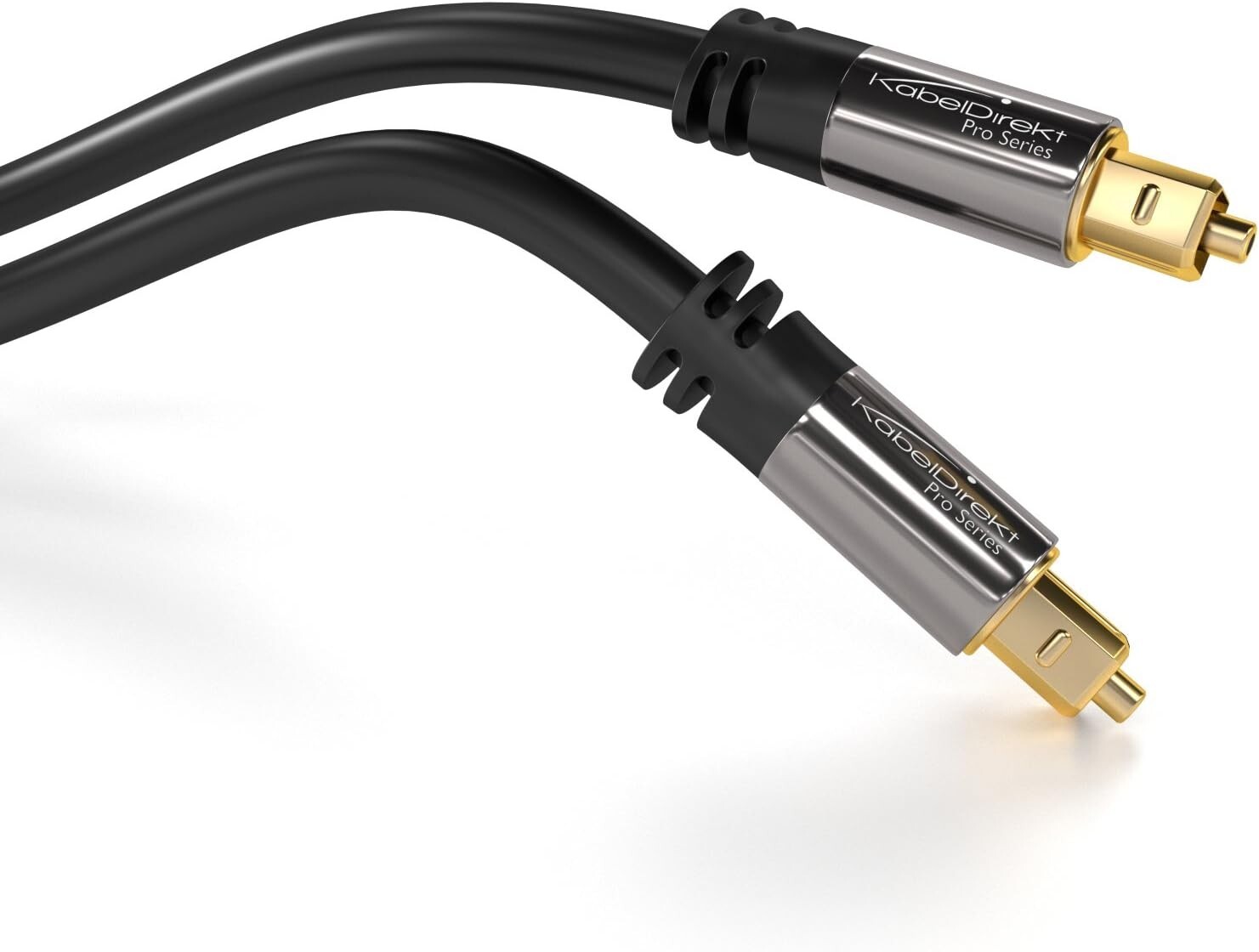 KabelDirekt 1m Optical Digital Audio Cable/TOSLINK Cable TOSLINK to