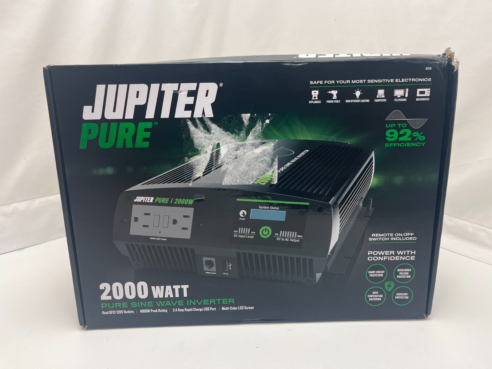 Jupiter Pure Sine Wave Inverter 2000W eBay