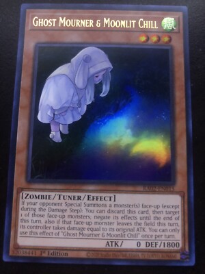 Yu-Gi-Oh GHOST MOURNER & MOONLIT CHILL 1st Edition Ultra Rare RA02-EN015 NM