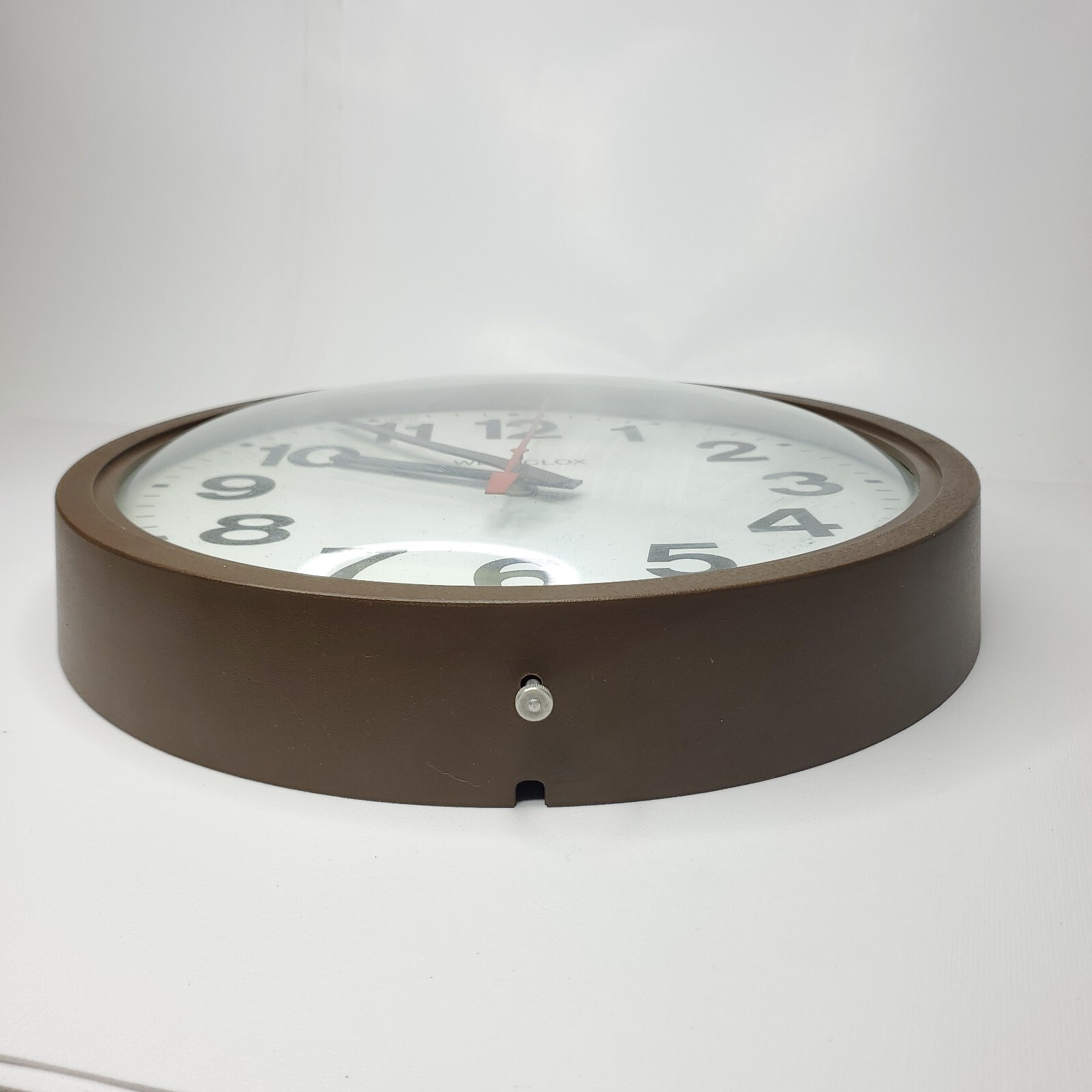 Vintage 12" Westclox 26135 Bubble Glass School Industrial Electric Wall