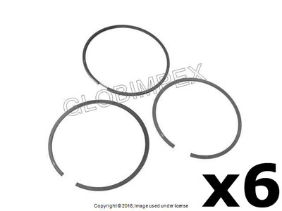 For Porsche (95-96) Piston Ring 6 Sets Standard 102.00 mm 1.5-1.75-3mm GOETZE