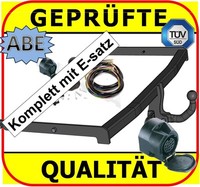 AHK & ES13 FüR Ford Fusion Bj. Ab 2002 AnhäNgezugvorrichtung + E-Satz - Komplett