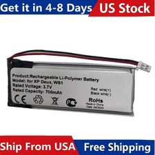 700mAh New Battery For Metal Detector XP Deus WS1 WS2 WS3 WS4 WS5 More