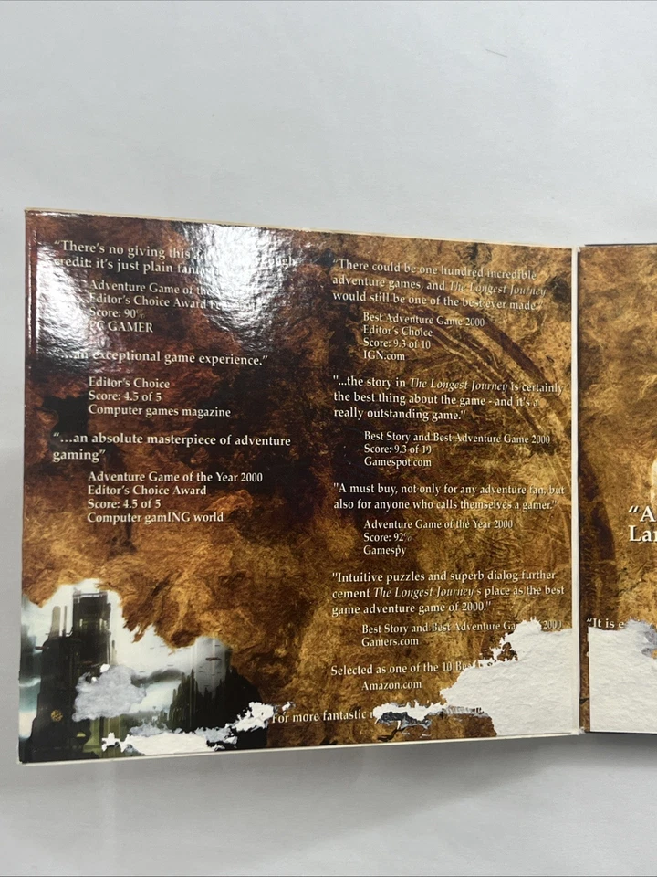 New Sealed THE LONGEST JOURNEY PC game FunCom - Image 3 of 4