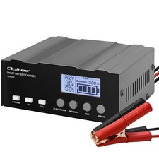 Qoltec Intelligentes Mikroprozessor-Ladegerät 12V | 12,6V | 24V | Gleichrichter 
