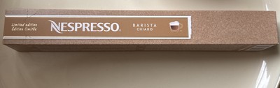 Nespresso Barista Chiaro 10 Capsules Limited Edition Coffee Pods