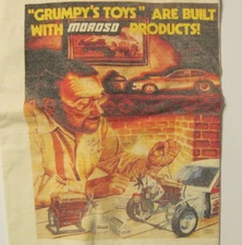 NOS Vtg 70s Bill GRUMPYS TOY MODEL Jenkins NHRA XXL TShirt RARE MOROSO Vega RARE