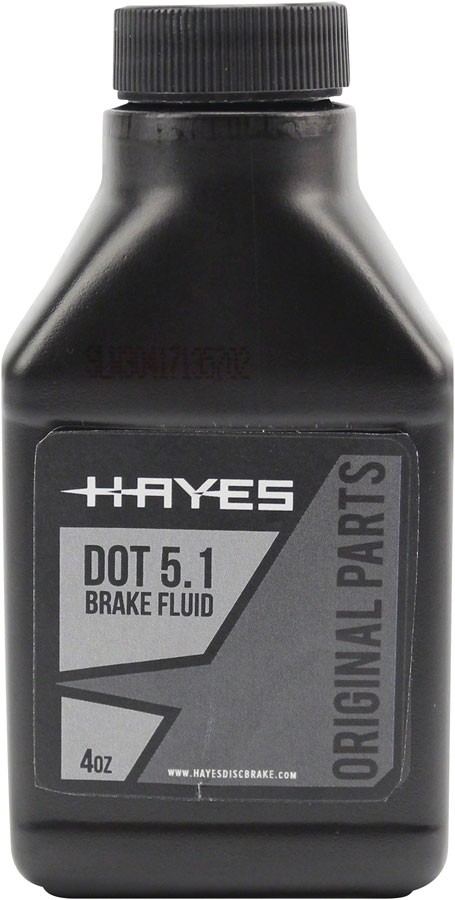 Hayes DOT 5.1 Brake Fluid - 4 oz Hydraulic Fluid for Bike - Motorcycle Systems
