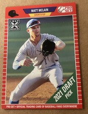 2021 Leaf Pro Set Baseball Blaster - Reds Rookie Matt McLain #PS42 Red! Nice