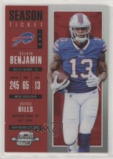 2017 Panini Contenders Optic Season Ticket Red Prizm /199 Kelvin Benjamin #5 0q3
