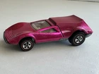 Vintage Hot Wheels Magenta/Rose Magenta Tri-Baby Redline Cream Interior