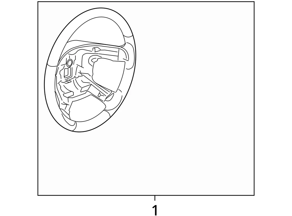 ПОДХОДИТ ДЛЯ 2008 CHEVROLET TAHOE КОЛЕСО ASM STRG EBONY 15883839 - НОВЫЙ OEM 15883839 - Изображение 3 из 3