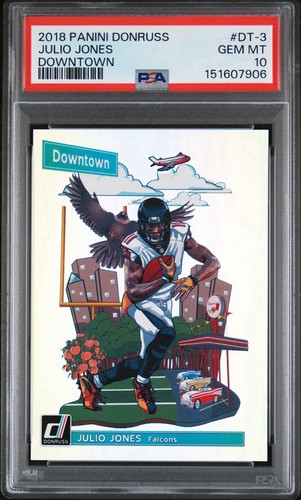 Julio Jones 2018 Donruss Downtown card