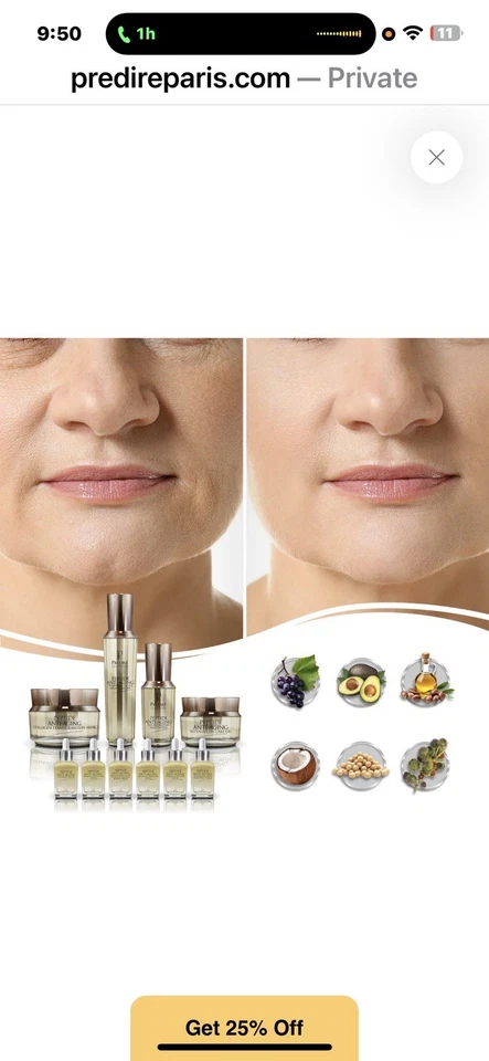 Prédire Paris Péptido Impecable Colección Antienvejecimiento Cuidado de la Piel Set Foto 4 de 4