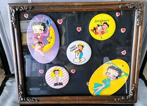 Vinate Betty Boop Buttons & Luggage Tags