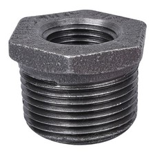 ProSource 35-1X1/2B Pipe Bushing, 1 x 1/2 in, MIP x FIP, Malleable Iron, SCH 40