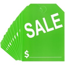 50 Packs Car Tags Mirror Hang Tags, Dealership for Sale, 8.5 x 11.5 Inches Sale