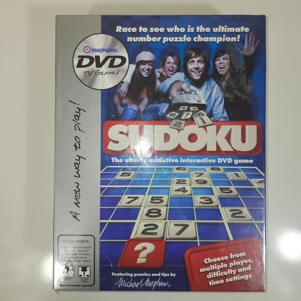 Sudoku Interactive DVD Game NIB Plastic Wrapped - Image 2 of 3