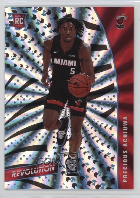 2020-21 Panini Revolution Rookies Sunburst 62/75 Precious Achiuwa #123 15ul