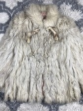 Echt Pelz Vintage Fox Fur Coat Luxury Fur Coat for Women Winter Coat S-M