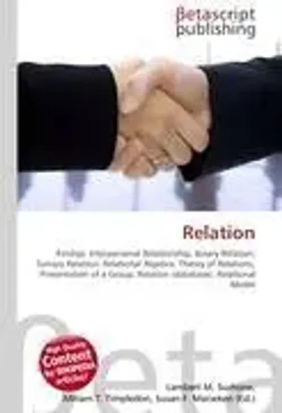 Lambert M. Surhone (U. A.) | Relation | Taschenbuch | Englisch (2026)-image