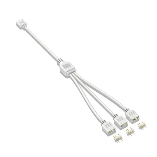 2X(5V 3-Pin-VerläNgerungskabel für Computer-Motherboard 1  3 Hub-Kabel2143
