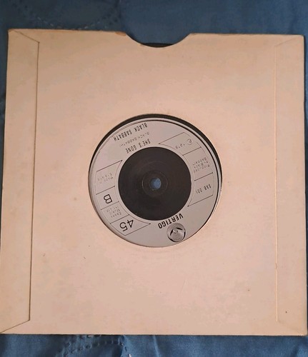 Black Sabbath Never Say Die 7" 1978 Vertigo SAB001 Original Heavy Metal Vinyl - Picture 2 of 4