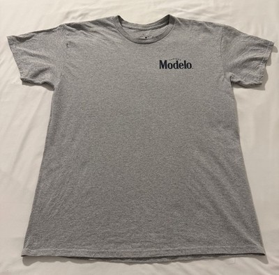 Modelo Gray Shirt Size Large Beer Cerveza Mexico