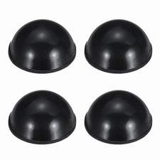 Pack of 4 Rubber Speaker Isolation Feet0.63" Black Anti-Vibration Base Pad