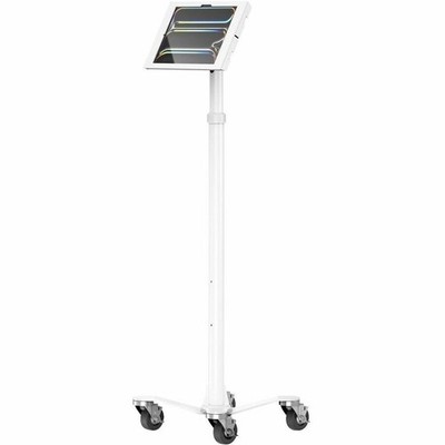 MacLocks iPad Pro M4/iPad Air M2 2024 Enclosure Medical Rolling Cart Apex Rise