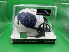 Tennessee Titans Lunar Eclipse Mini Helmet Eddie George Auto Beckett Auth