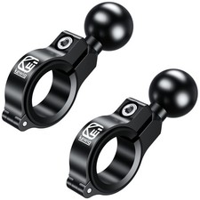Aluminum Handlebar Mount Base with 1" TPU Ball for RAM Mounts - 2 Pac