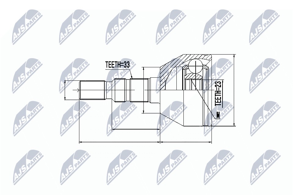 N.T.Y. NPZ-PL-023.NTY Joint Kit, drive shaft for OPEL,VAUXHALL - Image 16