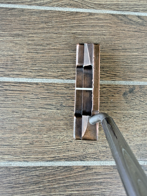 Putter Kirk Currie Brazos Droitier - Tige Acier 34", Occasion, état Fonctionnel