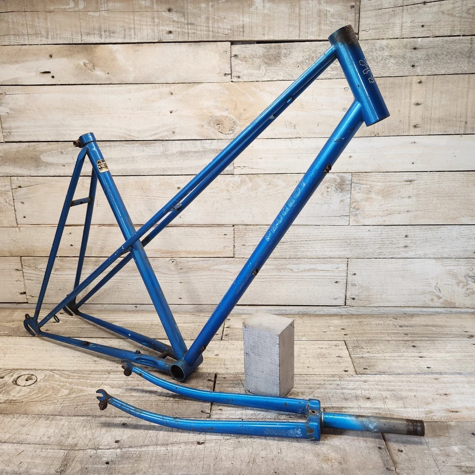 70-е Peugeot Mixte Рама Вилка 700C Колеса Размер 21" Синий Франция Туристический Город - Изображение 2 из 4