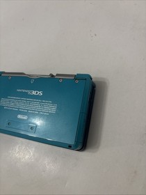 Nintendo 3DS Aqua Blue Model CTR-001 Handheld Console Tested Working See Pics