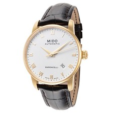 Mido Mens Baroncelli II 38mm Automatic Watch ...