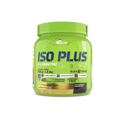 Olimp Iso Plus Powder 700 g Lemon Isotonisches Getränk L-Carnitin Vitamine