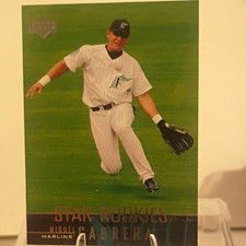 Upper Deck Star Rookies Rookie Miguel Cabrera Florida Marlins 2003 Card #5. rookie card picture
