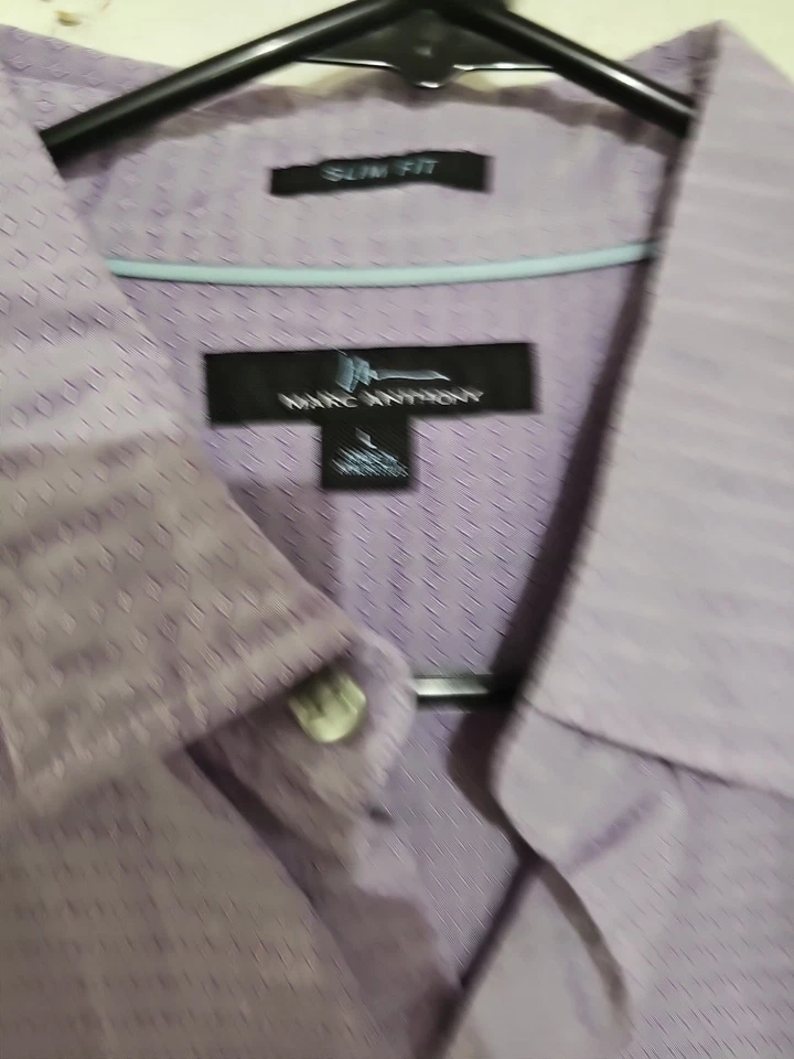 💥3💥 Camisa ajustada para hombre Marc Anthony Foto 2 de 4