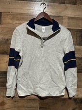 Gap Kids XL Gray 1/4 Zip Long Sleeve