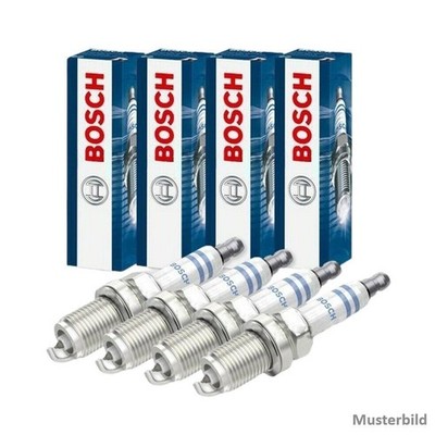 4x BOSCH ZÜNDKERZE für AUDI A3 A4 A5 A6 Q5 Q7 TT VW GOLF 5+6 T5 T6 PASSAT TIGUAN