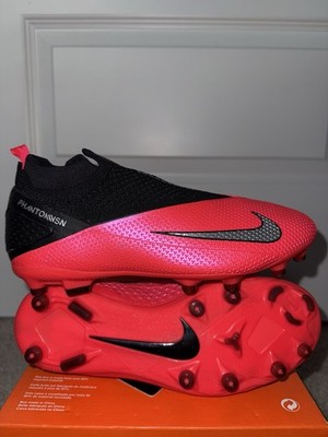 Size 5Y Nike Phantom Vision 2 Elite FG DF Laser Crimson Soccer Cleats CD4062-606