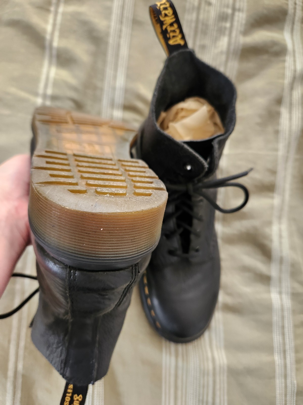 Dr Marten Boots Women 42 10 Pascal Black Leather  thumbnail 7