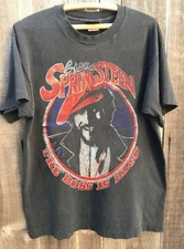 Bruce Springsteen The Boss is Back Tour Charcoal Unisex T shirt Vtg KH17660