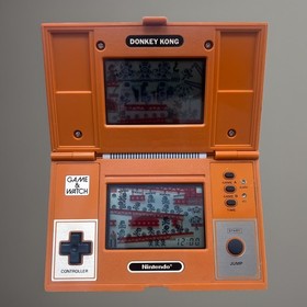 NINTENDO Donkey Kong Game & Watch (DK-52) 1982 Vintage Orange Japan Made TESTED!
