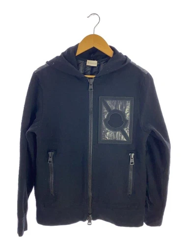 Moncler C Felpa con Cappuccio Zip Down Switch S Cotone Nero D209H8400500 809C1